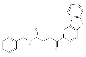 4-(9H-fluoren-3-yl)-4-keto-N-(2-pyridylmethyl)butyramide