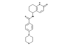 N-(2-keto-5,6,7,8-tetrahydro-1H-quinolin-5-yl)-4-morpholino-benzamide