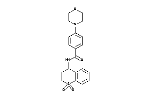 N-(1,1-diketo-3,4-dihydro-2H-thiochromen-4-yl)-4-morpholino-benzamide