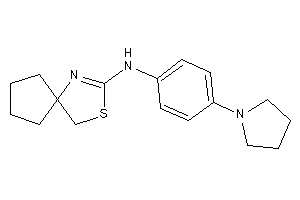 (4-pyrrolidinophenyl)-(3-thia-1-azaspiro[4.4]non-1-en-2-yl)amine