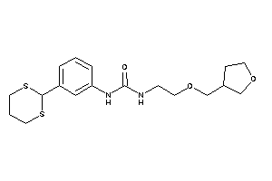Image of 1-[3-(1,3-dithian-2-yl)phenyl]-3-[2-(tetrahydrofuran-3-ylmethoxy)ethyl]urea