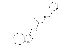 2-(tetrahydrofurfuryloxy)-N-(6,7,8,9-tetrahydro-5H-[1,2,4]triazolo[4,3-a]azepin-3-ylmethyl)acetamide