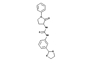 Image of 1-[3-(1,3-dithiolan-2-yl)phenyl]-3-(2-keto-1-phenyl-pyrrolidin-3-yl)urea