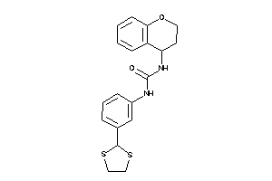 Image of 1-chroman-4-yl-3-[3-(1,3-dithiolan-2-yl)phenyl]urea