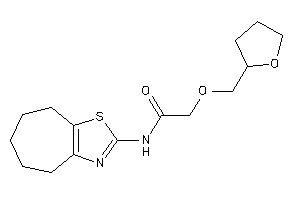 N-(5,6,7,8-tetrahydro-4H-cyclohepta[d]thiazol-2-yl)-2-(tetrahydrofurfuryloxy)acetamide