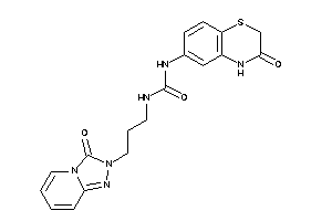 Image of 1-(3-keto-4H-1,4-benzothiazin-6-yl)-3-[3-(3-keto-[1,2,4]triazolo[4,3-a]pyridin-2-yl)propyl]urea