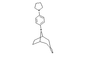 8-(4-pyrrolidinophenyl)-8-azabicyclo[3.2.1]octan-3-one