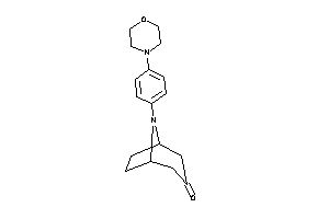 8-(4-morpholinophenyl)-8-azabicyclo[3.2.1]octan-3-one