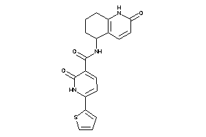 2-keto-N-(2-keto-5,6,7,8-tetrahydro-1H-quinolin-5-yl)-6-(2-thienyl)-1H-pyridine-3-carboxamide
