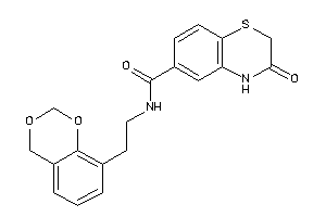 N-[2-(4H-1,3-benzodioxin-8-yl)ethyl]-3-keto-4H-1,4-benzothiazine-6-carboxamide