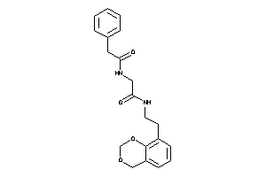 N-[2-(4H-1,3-benzodioxin-8-yl)ethyl]-2-[(2-phenylacetyl)amino]acetamide