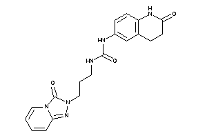 1-(2-keto-3,4-dihydro-1H-quinolin-6-yl)-3-[3-(3-keto-[1,2,4]triazolo[4,3-a]pyridin-2-yl)propyl]urea