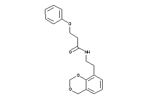 N-[2-(4H-1,3-benzodioxin-8-yl)ethyl]-3-phenoxy-propionamide