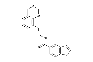 N-[2-(4H-1,3-benzodioxin-8-yl)ethyl]-1H-benzimidazole-5-carboxamide