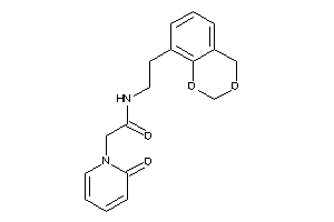 Image of N-[2-(4H-1,3-benzodioxin-8-yl)ethyl]-2-(2-keto-1-pyridyl)acetamide