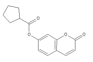 Image of Cyclopentanecarboxylic Acid (2-ketochromen-7-yl) Ester