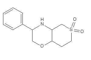3-phenyl-2,3,4,4a,5,7,8,8a-octahydrothiopyrano[4,3-b][1,4]oxazine 6,6-dioxide
