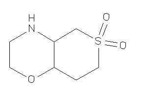 Image of 2,3,4,4a,5,7,8,8a-octahydrothiopyrano[4,3-b][1,4]oxazine 6,6-dioxide