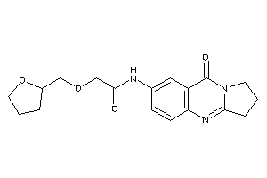 N-(9-keto-2,3-dihydro-1H-pyrrolo[2,1-b]quinazolin-7-yl)-2-(tetrahydrofurfuryloxy)acetamide