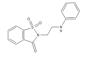 2-(2-anilinoethyl)-1,1-diketo-1,2-benzothiazol-3-one