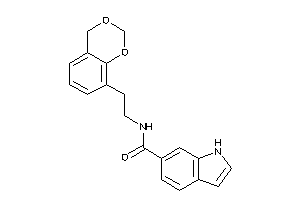 N-[2-(4H-1,3-benzodioxin-8-yl)ethyl]-1H-indole-6-carboxamide