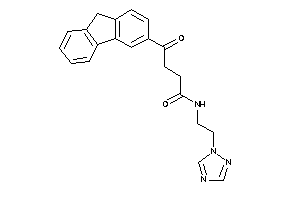 4-(9H-fluoren-3-yl)-4-keto-N-[2-(1,2,4-triazol-1-yl)ethyl]butyramide