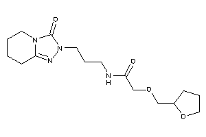 Image of N-[3-(3-keto-5,6,7,8-tetrahydro-[1,2,4]triazolo[4,3-a]pyridin-2-yl)propyl]-2-(tetrahydrofurfuryloxy)acetamide