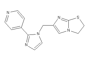 Image of 6-[[2-(4-pyridyl)imidazol-1-yl]methyl]-2,3-dihydroimidazo[2,1-b]thiazole