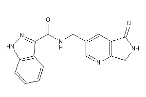 Image of N-[(5-keto-6,7-dihydropyrrolo[3,4-b]pyridin-3-yl)methyl]-1H-indazole-3-carboxamide