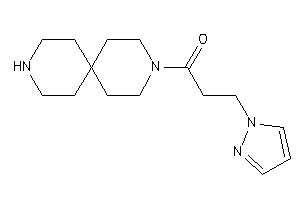 Image of 1-(3,9-diazaspiro[5.5]undecan-3-yl)-3-pyrazol-1-yl-propan-1-one