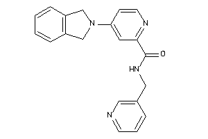4-isoindolin-2-yl-N-(3-pyridylmethyl)picolinamide