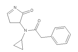 Image of N-cyclopropyl-N-(2-keto-1-pyrrolin-3-yl)-2-phenyl-acetamide