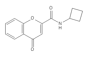 Image of N-cyclobutyl-4-keto-chromene-2-carboxamide