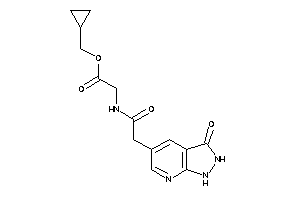 2-[[2-(3-keto-1,2-dihydropyrazolo[3,4-b]pyridin-5-yl)acetyl]amino]acetic Acid Cyclopropylmethyl Ester
