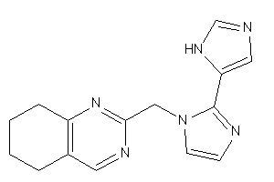 2-[[2-(1H-imidazol-5-yl)imidazol-1-yl]methyl]-5,6,7,8-tetrahydroquinazoline