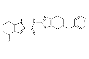 N-(5-benzyl-6,7-dihydro-4H-thiazolo[5,4-c]pyridin-2-yl)-4-keto-1,5,6,7-tetrahydroindole-2-carboxamide