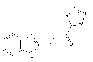 N-(1H-benzimidazol-2-ylmethyl)thiadiazole-5-carboxamide