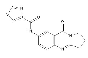 N-(9-keto-2,3-dihydro-1H-pyrrolo[2,1-b]quinazolin-7-yl)thiazole-4-carboxamide