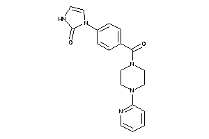 Image of 1-[4-[4-(2-pyridyl)piperazine-1-carbonyl]phenyl]-4-imidazolin-2-one