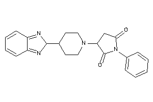 3-[4-(2H-benzimidazol-2-yl)piperidino]-1-phenyl-pyrrolidine-2,5-quinone