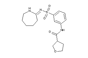 N-[3-(azepan-2-ylideneamino)sulfonylphenyl]tetrahydrofuran-3-carboxamide