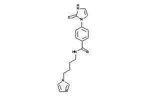 Image of N-(4-imidazol-1-ylbutyl)-4-(2-keto-4-imidazolin-1-yl)benzamide