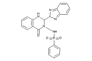 N-[2-(2H-benzimidazol-2-yl)-4-keto-1,2-dihydroquinazolin-3-yl]benzenesulfonamide
