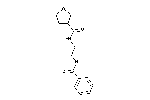 Image of N-(2-benzamidoethyl)tetrahydrofuran-3-carboxamide