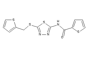 Image of N-[5-(2-thenylthio)-1,3,4-thiadiazol-2-yl]thiophene-2-carboxamide