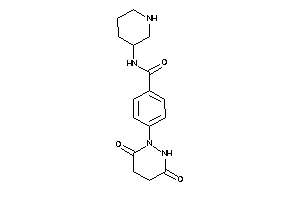 4-(3,6-diketohexahydropyridazin-1-yl)-N-(3-piperidyl)benzamide