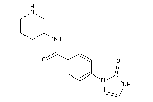 Image of 4-(2-keto-4-imidazolin-1-yl)-N-(3-piperidyl)benzamide