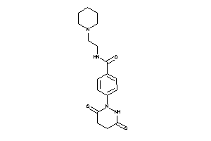 4-(3,6-diketohexahydropyridazin-1-yl)-N-(2-piperidinoethyl)benzamide