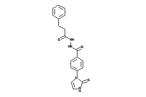 Image of N'-hydrocinnamoyl-4-(2-keto-4-imidazolin-1-yl)benzohydrazide