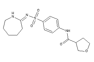N-[4-(azepan-2-ylideneamino)sulfonylphenyl]tetrahydrofuran-3-carboxamide